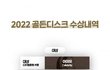 2022골든디스크 수상 결과