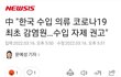 중국"코로나 최초 감염원은 한국산 수입의류"