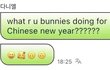 뉴진스 다니엘 'happy chinese new year'