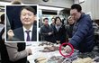 의정부 제일시장 찾은 윤석열 - 손가락 욕이 습관?