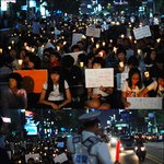 [사진 有]전라도광주경찰,촛불집회참여<b>시민</b>보호