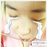 ♡라면에 흠뻑 빠진 귀여운 그녀♡