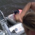 물속에 뭔가 거대한것이 있다~!!