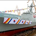 차세대 한국형 구축함 '강감<b>찬호</b>' 인도