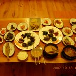 산채정식과 <b>좁쌀</b>동동주