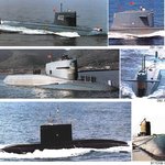 중국 보유 잠수함의 실루엣과 특징 (원잠 및 디젤잠)