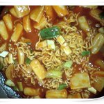집에서 만든 라볶이..