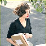 안젤리나 졸리, 영화'<b>the</b> changeling' 촬영장에서