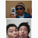 의외로 얼굴 작은 <b>mc</b>몽, 친한 연예인들과 셀카