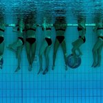 싱크로나이즈 <b>물속</b> 풍경은