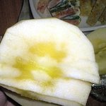 사과속에 꿀이? 들었네요