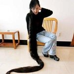 머리카락을 이리 길런누!! 365일 <b>두통</b>에 시달리긋다