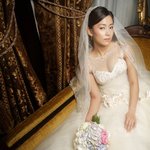 <b>웨딩</b>드레스 입은 남상미, 생각보다 글래머?