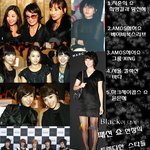 ★패션 <b>쇼장</b>의 스타! 윤은혜 황신혜등. 블랙으로 맞췄다??★★