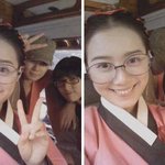 <b>한복</b>에 안경낀 구혜선, 복남이 컨셉?