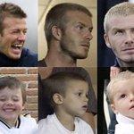 <b>베컴</b> 부자, 아이가 아빠 닮아 너무 귀여워요