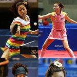 코스프레 유니폼으로 시선을 끄는 <b>탁구선수</b>