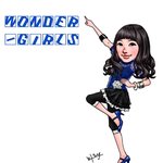 원더걸스 <b>캐리</b>커쳐 똑같다!