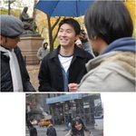 광고 촬영장에서 만난 고소영과 <b>제임스</b>