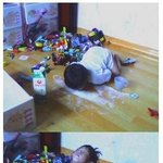 엄마<b>오기</b>전에 증거를 없애야되는데