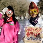 가면쓰고날개달고 거리활보했습니다(사진有)ㅋㅋㅋㅋㅋ