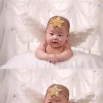 웃는표정과 우는 표정을 <b>동시</b>에!!(100일사진)