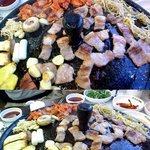 솥뚜껑삼겹살&amp;<b>시원</b>한밀면