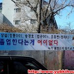 졸업식에서 제일 인기있었던 <b>플랜</b>카드