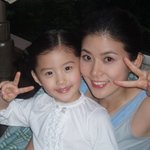 이보영, <b>아역</b>배우와 함께 사진 찰칵~