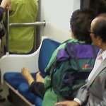 1호선 지하철에  개념 없는 할머니 !!