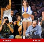 섹시 치어리더에게 푹 빠진 <b>베컴</b> 부자