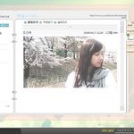 <b>신애</b> 알렉스와 찍은 벚꽃 셀카