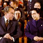 1972년 미 대통령 <b>닉슨</b>과 모택동부인 강청