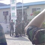 송승헌, 최근 <b>예비군</b> 훈련받는 중 모습 직찍