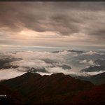 황홀한 아침비경-<b>합천</b> 오도산