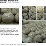 <b>화재</b>사건 후 예술 작품(?)으로 변한 키보드, 인터넷 화제