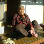 겨울<b>햇빛</b>속의 노인