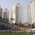 부산 광안리 해안가 롯데<b>캐슬</b>