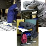 땡땡이 치는 고도의 <b>위장</b>술