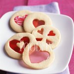 valentine heart stained <b>glass</b> cookies