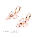 오픈 리본 이어링