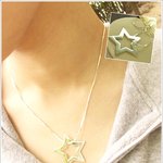 실버 <b>별목걸이</b>