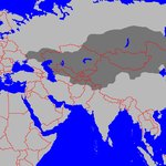 옛날 흉노족의 최대<b>영역</b>