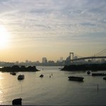 일본 오다이바의 레인보우 <b>브리지</b>