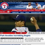 [<b>mlb</b> 공식 사이트 메인 점령] 최희섭 첫 홈런! 박찬호 첫 승...