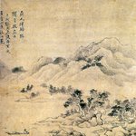 오원(吾園) 장승업(張承業) - 황학산초가 그린 가을<b>강의</b> 모습을 본뜬...