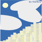 구름낀 <b>회색</b>불빛도시