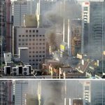 서울 강남역 근처 <b>빌딩</b> '불이야'