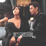 새로운 <b>미쟝센</b> cf촬영 중인 조인성 - 하지원