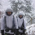 눈 내린 중부전선 <b>철책</b>선